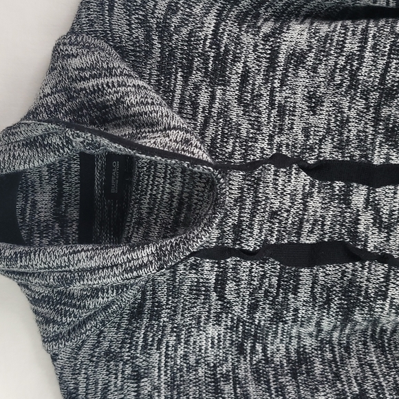 Buffalo David Bitton pull over sweater black marled - Picture 3 of 11